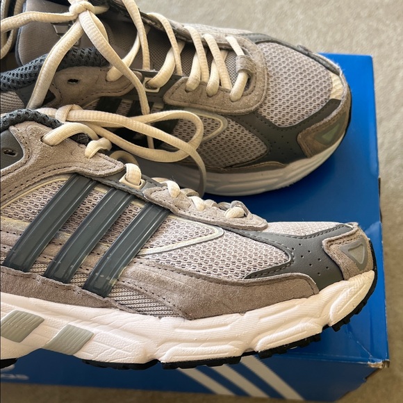 adidas Gray and Blue Men's Sneakers - Picture 6 of 14